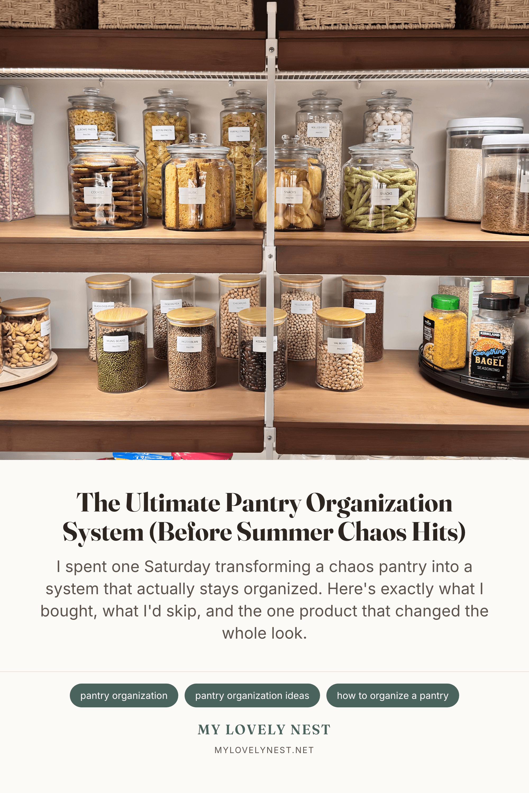 The Ultimate Pantry Organization System (Before Summer Chaos Hits)