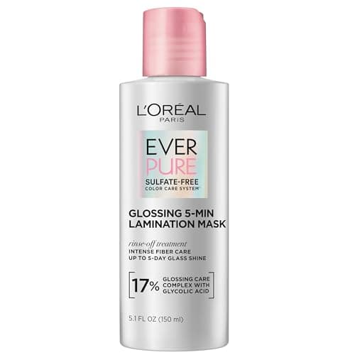L'Oreal Paris Sulfate Free Glossing Lamination Hair Mask, 5.1 Fl Oz