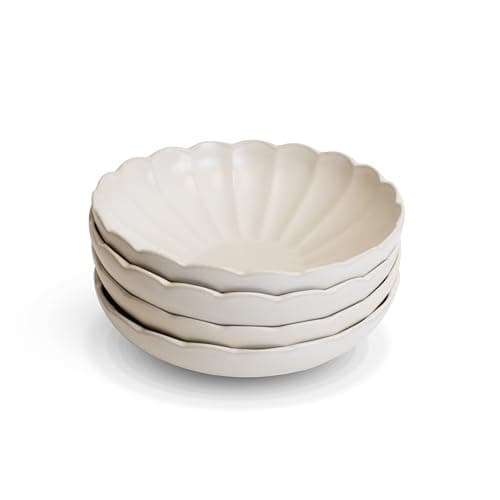 4-Piece Pasta Bowl Set Stoneware