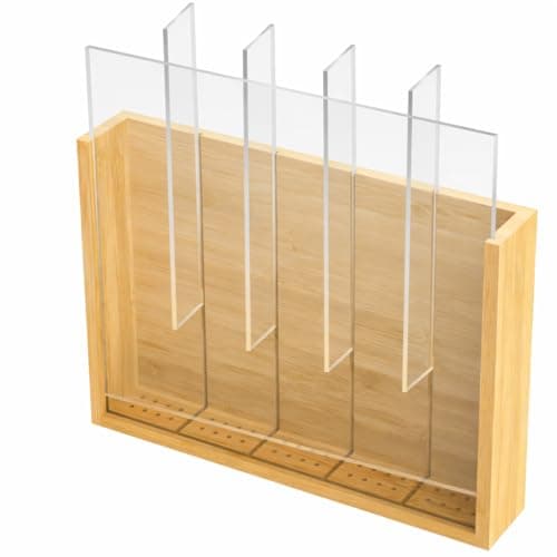 Wall Mounted Bamboo Straw Holder