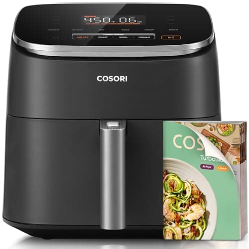 Cosori TurboBlaze Air Fryer, 9-in-1, 6 Qt, PFAS-Free Ceramic Coating