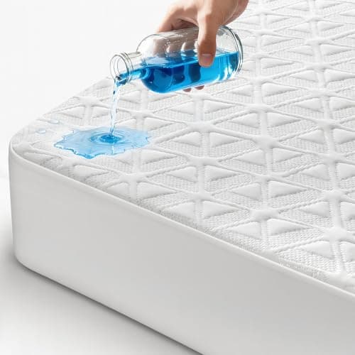 AVIKEN Waterproof Mattress Protector Twin Size, Soft Breathable Mattress Pad with Deep Pocket 8"-21", Noiseless 3D Air Fabric Cooling Mattress Cover for Bed, Machine Washable, White