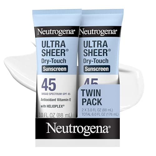 Neutrogena Ultra Sheer Dry Touch Sunscreen Lotion SPF 45, 2 x 3 fl. oz