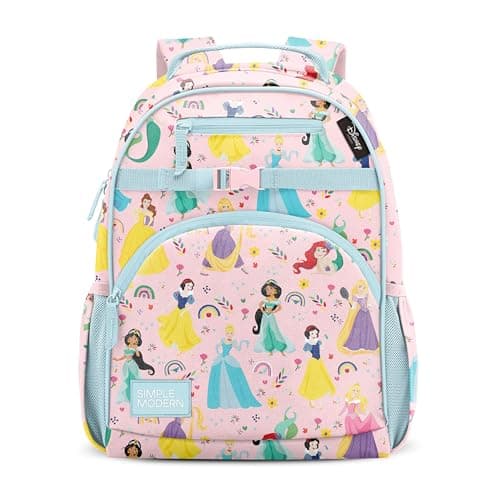 Simple Modern Disney Princess Kids Backpack for School, Girls, Boys | 18L