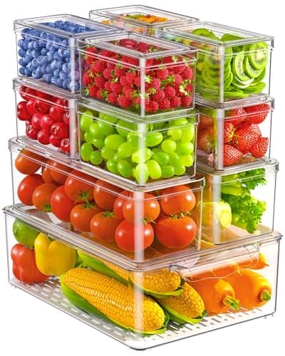 11 Pack Refrigerator Organizers and Storage