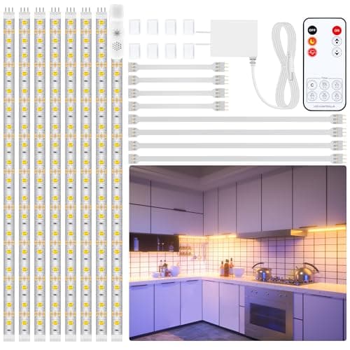 Under Cabinet Lighting Kit - 8 PCS 20 Inch