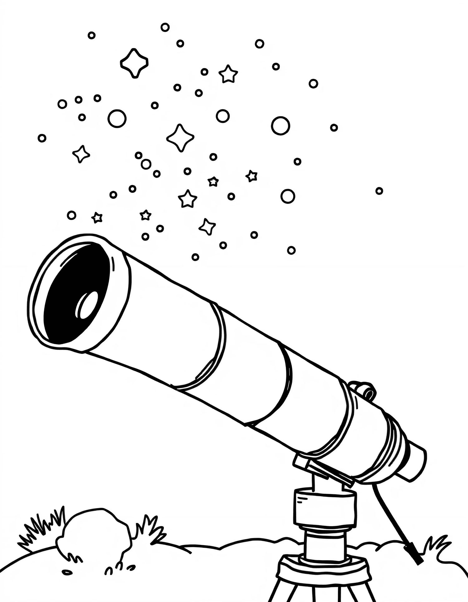 Robots & Tech coloring page 4