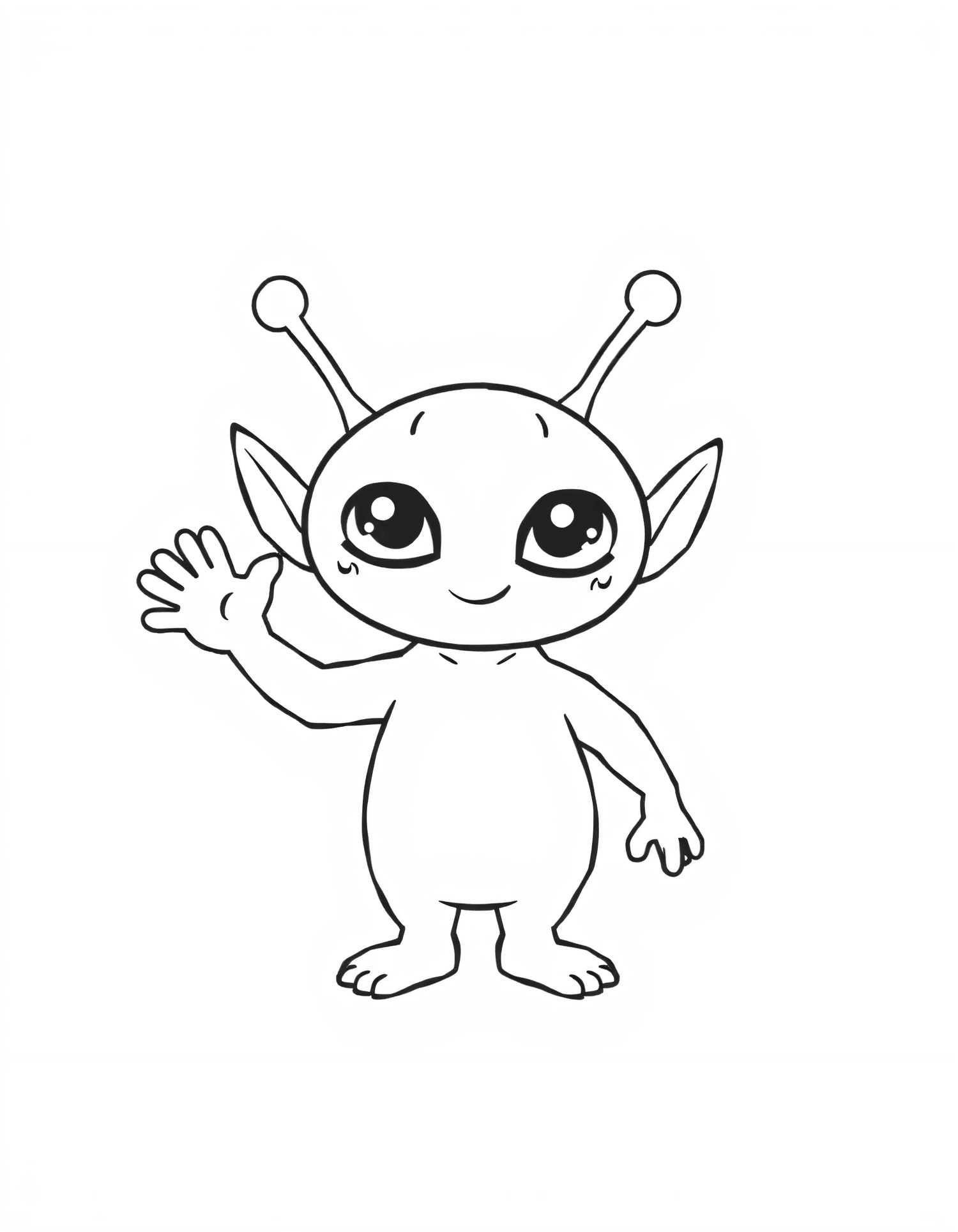 Space & Astronauts coloring page 5