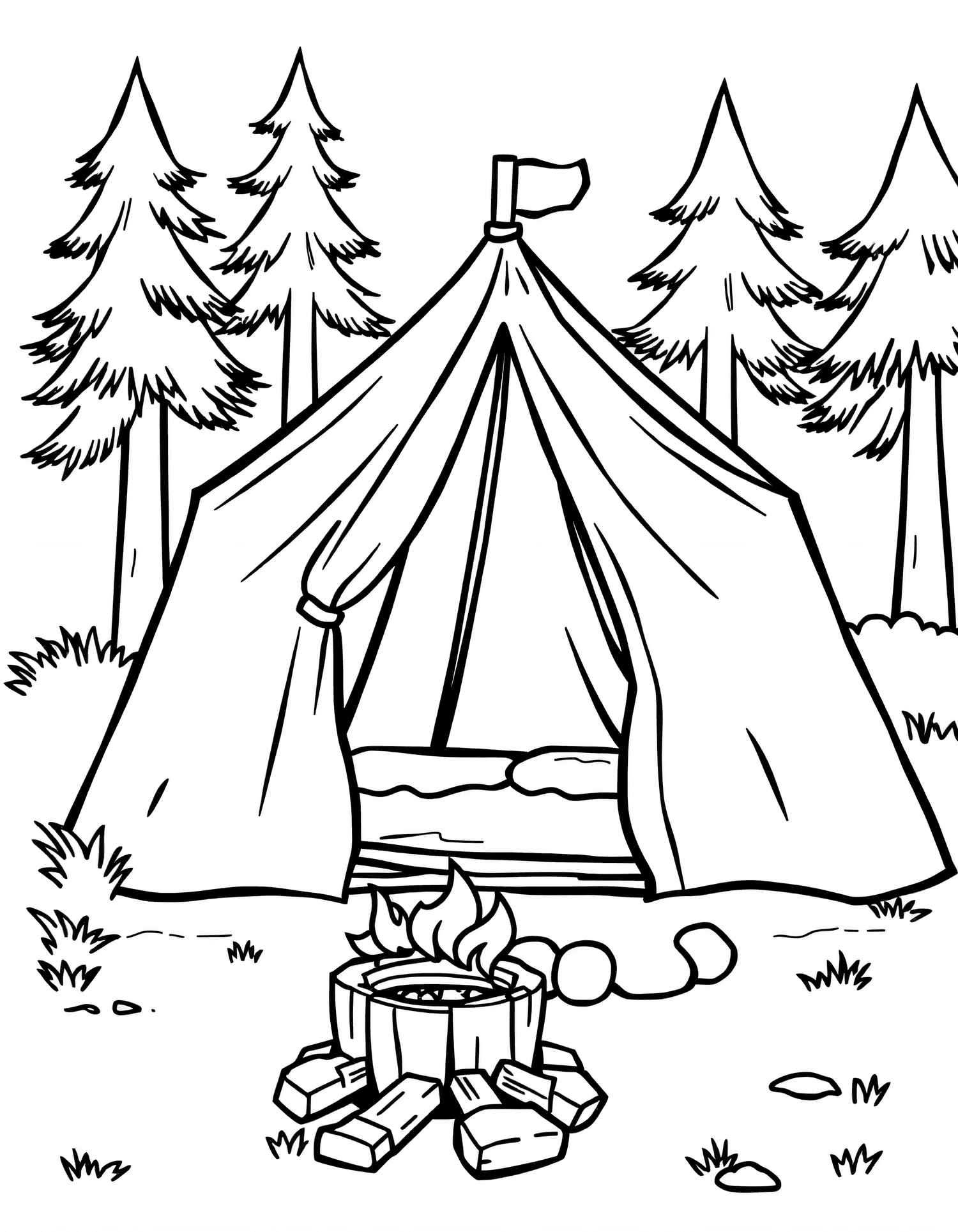 Summer Fun coloring page 2
