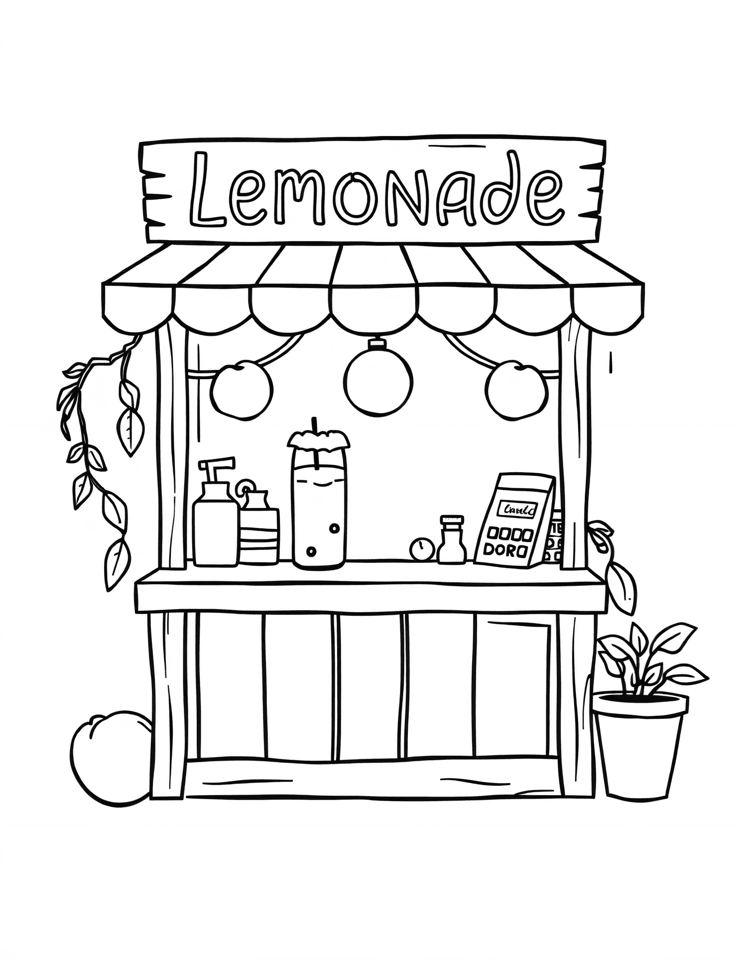 Summer Fun coloring page 5
