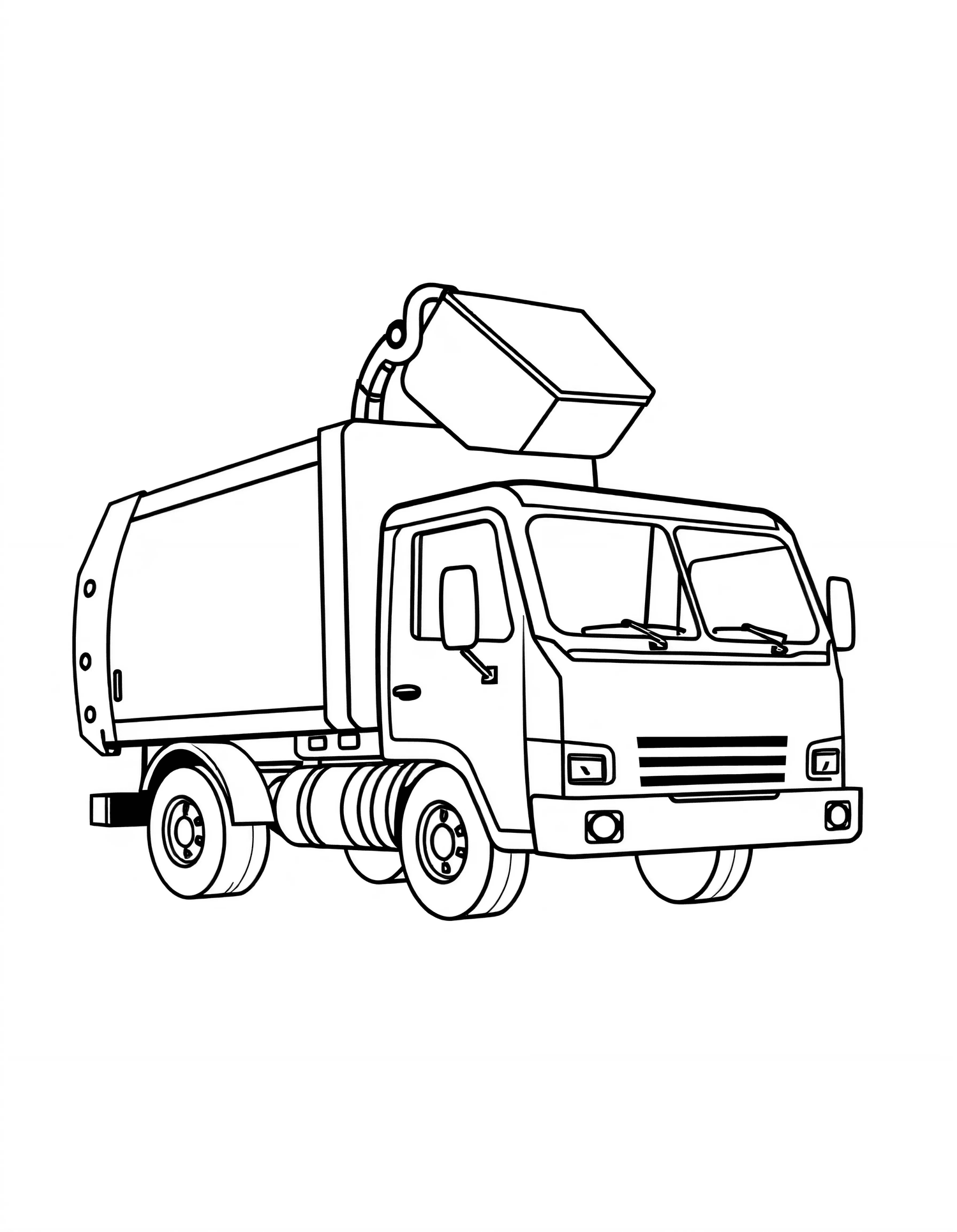 Trucks, Cars & Vehicles coloring page 4