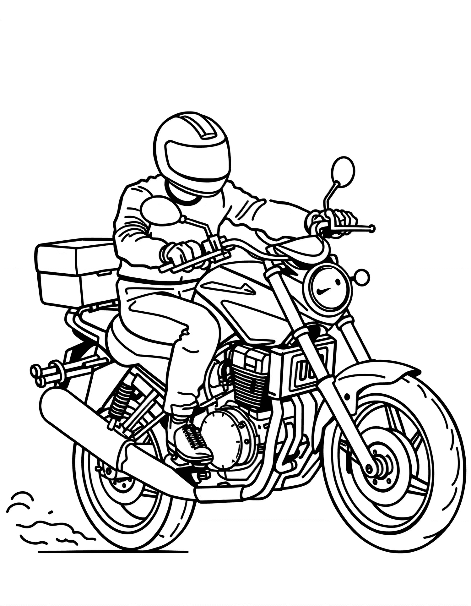 Trucks, Cars & Vehicles coloring page 6