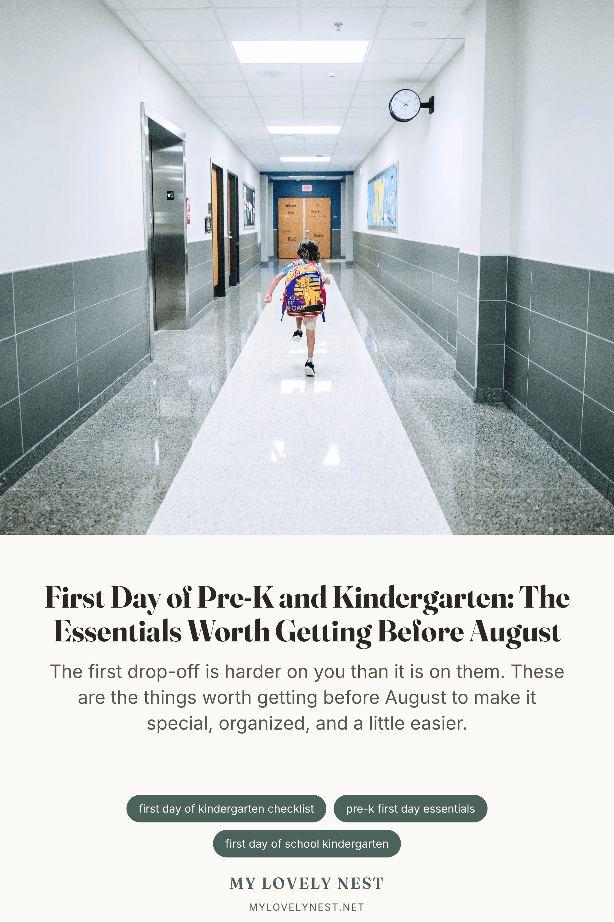 First Day of Pre-K and Kindergarten: The Essentials Worth Getting Before August