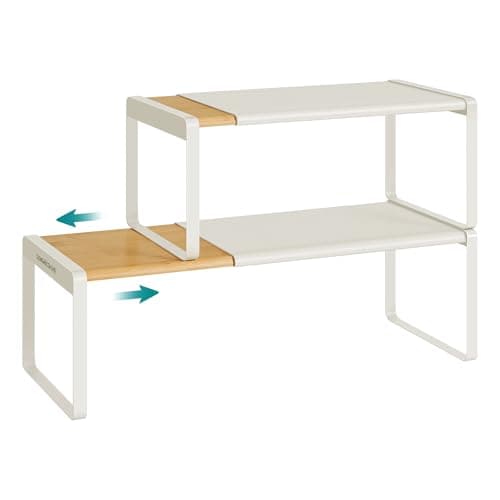 Spice Racks, Expandable Cupboard Shelf Orgnizer