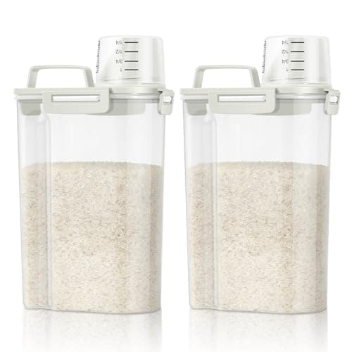ice Container Cereal Storage Container 2 Pack 5 Lb