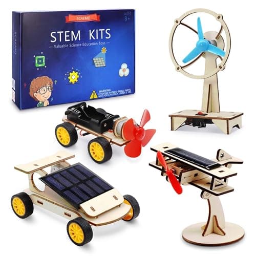 STEM Toys for Ages 8-13 Boys, Solar Science Kits for Kids Crafts Gifts 8-12