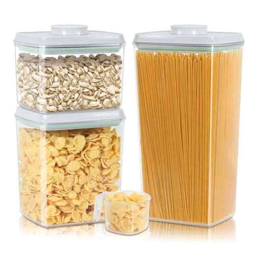 3 Pack Flour and Sugar Storage Containers